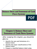 Balance Sheet and Statement of Cash Flows Systems