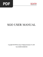 Sgo User Manual