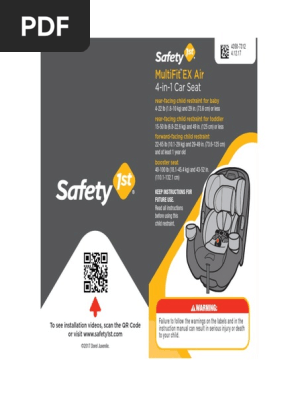 safety first multifit ex air 4 in 1 car seat