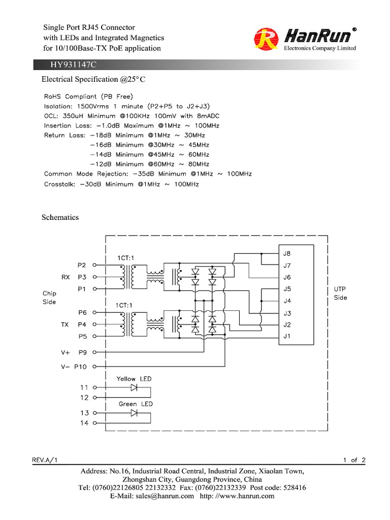 Hanrun Datasheet | PDF