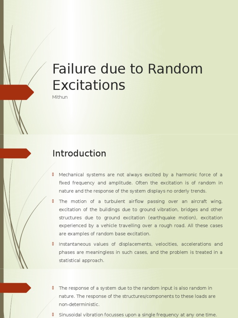 Random Vibration Failure Analysis | PDF | Spectral Density | Fatigue ...