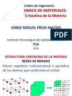 Estructura cristalina de la materia