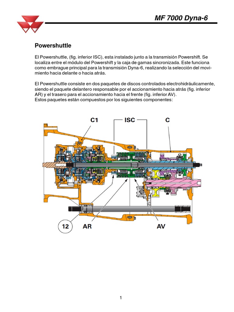 Powershuttle Esp PDF | PDF | Engranaje | Bienes manufacturados
