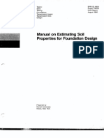 Manual on Estimating Soil Properties for Foundation Design