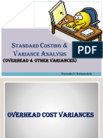 Standard Costing & Variance Analysis Breakdown