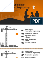 Safety Parameters in Construction Engineering