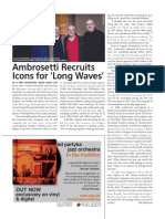 Ambrosetti Recruits Icons for ‘Long Waves’