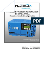 Fuente Multilink Eb1s Ops Manual r08 Espanol