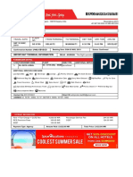 SpiceJet - E-Ticket - PNR KBVB3D - 18 May 2019 Delhi-Mumbai For MR. JINDAL