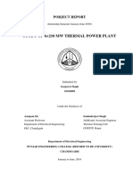 Thermal Power Plant Training Report (Formal)