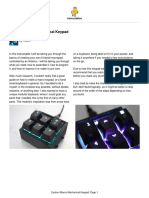 Custom Macro Mechanical Keypad