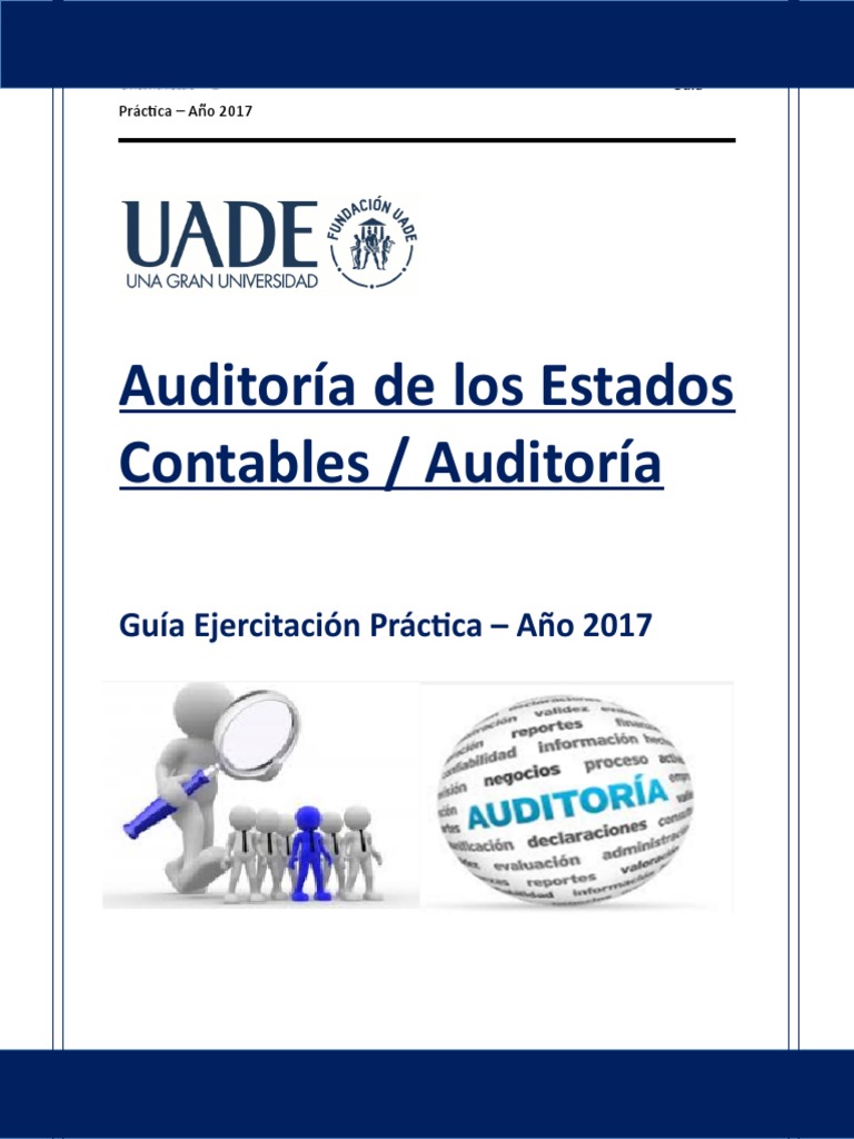 Auditora Gua Prctica | PDF | Auditoría financiera | Contabilidad
