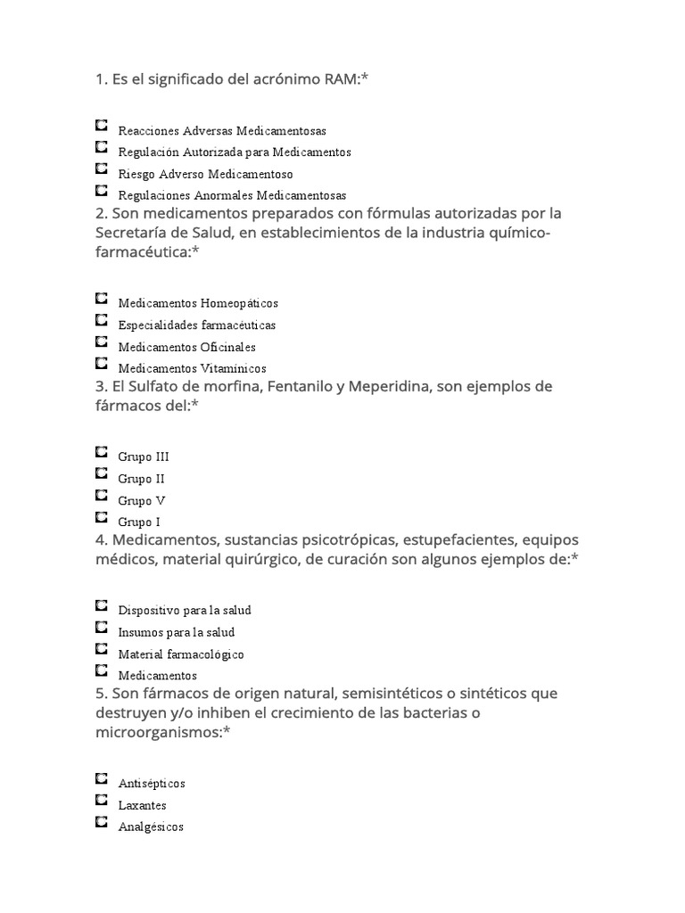 Sicad Examen1 PDF Medicamentos con receta Farmacia