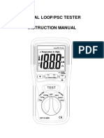 Digital Loop/PSC Tester Instruction Manual