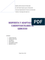 Adaptaciones Cardiovasculares Al Ejercicio