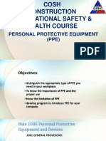 PPE: Construction Occupational Safety & Health Course on Personal Protective Equipment