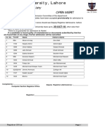 Department Chemistry Third List Open Merit: Chemistry M.Phil CHEMISTRY 2018