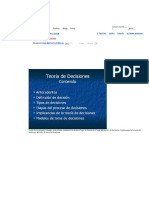 Teoría de Decisiones - Monografias PDF