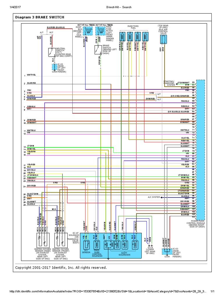 Diagram 3 Brake Switch | PDF | Automotive Technologies | Engines