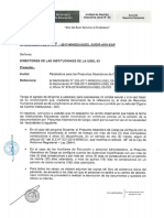 Oficio Multiple Parámetros para Los Presuntos Abandonos de Cargo