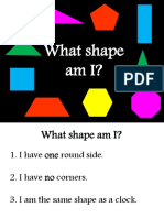 Shape identification quiz with 12 geometric shapes