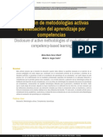 Divulgación de Metodologías Activas de Evaluación Del Aprendizaje Por Competencias