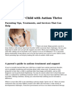 Child With Autism Thrive
