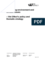 GOV-0281-v.1.0 Integrating Environment and Climate Issues - We Effect's Policy and Thematic Strategy PDF
