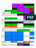 Summary Timetable of Classes: Monday Class 1 2 3 4 5