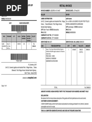 Invoice 63