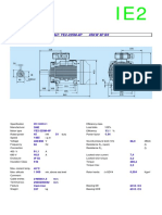 Fiche YE2-225M-4P 45KW 4P B3