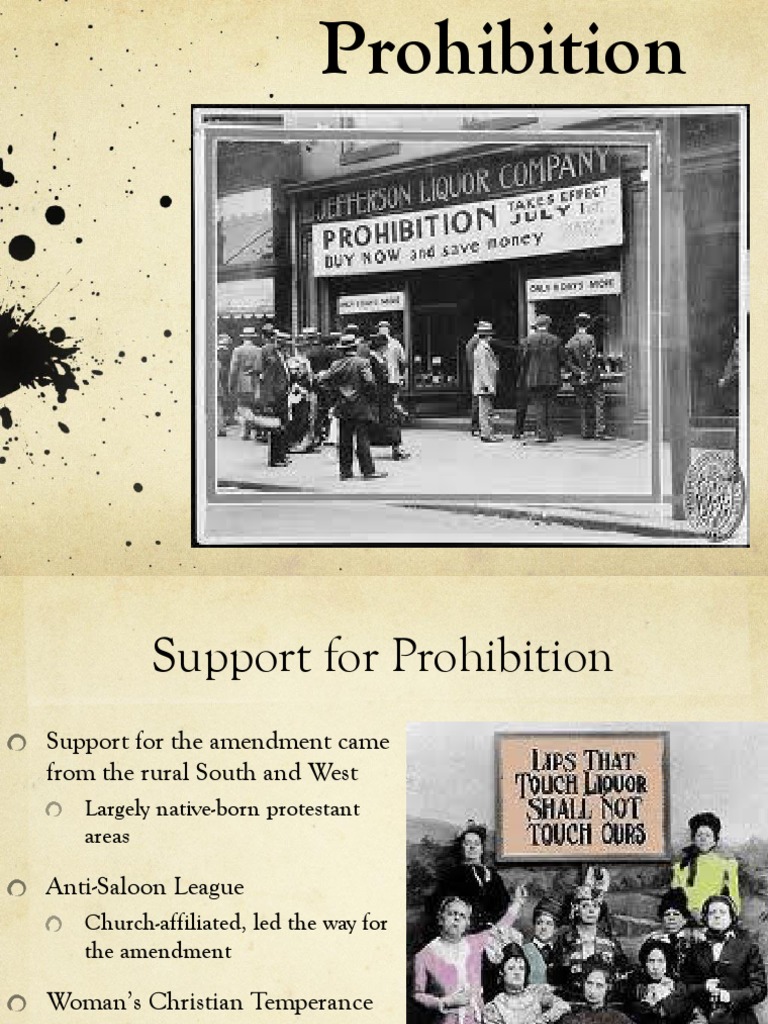 Prohibition: Rise of Speakeasies and Crime | PDF | Prohibition | United ...