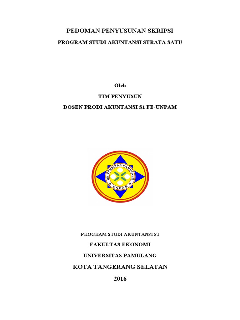 Skripsi Akuntansi S1 Pdf