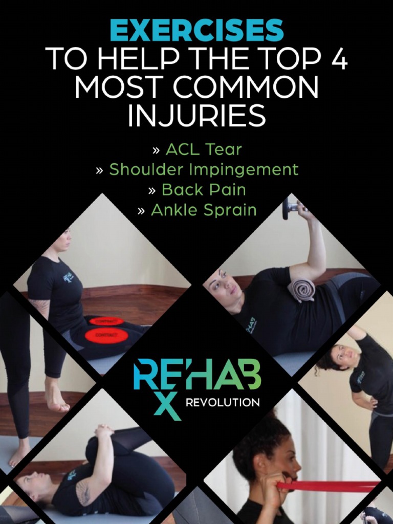ACL Sprain Rehabilitation Exercises Guide | PDF | Diseases And ...