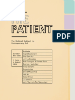the patient exhibition brochure