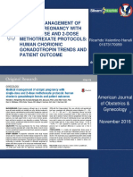 Medical Management of Ectopic Pregnancy With Single-Dose and 2-Dose Methotrexate Protocols: Human Chorionic Gonadotropin Trends and Patient Outcome