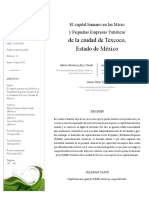 El Capital Humano en Las Micro Y Pequeñas Empresas