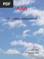 항공용어 약어집 (Apr 09.Pdf | PDF | Air Traffic Control | Avionics