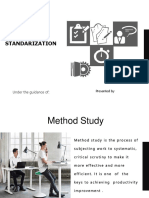 Method Standarization: Under The Guidance of