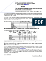 Notice: Employees' State Insurance Corporation Panchdeep Bhawan, C.I.G. Marg, New Delhi-110002