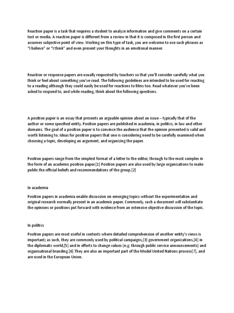how-to-make-reaction-paper-format-how-to-write-a-reaction-paper