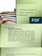 Introduction To Cyber Laws in Malaysia