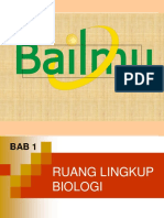 Bab 1 Ruang Lingkup Biologi