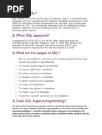 SQL Interview Question Must Learn