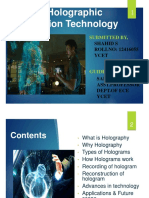 3D Holographic Projection Technology: Submitted By