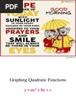 Graph of Quadratic Functions