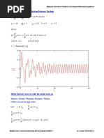 Mathcad - Solution of ODEs