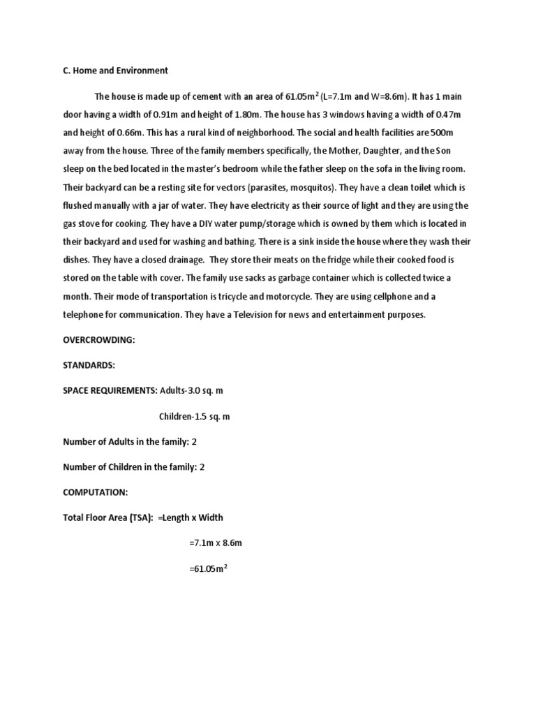 C. Home and Environment | PDF | Home | Nature