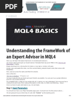 MQL4 Basics - Understanding the Framework of an EA