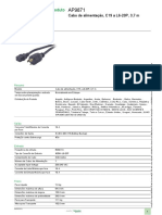 APC Cabos de Energia - PN AP9871 